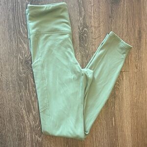 Fabletics Women's Light Green Leggings